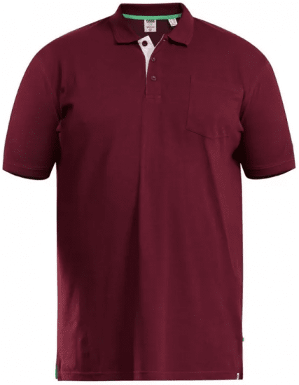 D555 Grant Polo Shirt Maroon - Polos - Polos 2XL-8XL