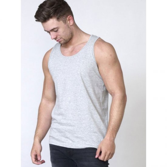 D555 Fabio Tanktop Grey - Camisetas - Camisetas - 2XL-14XL