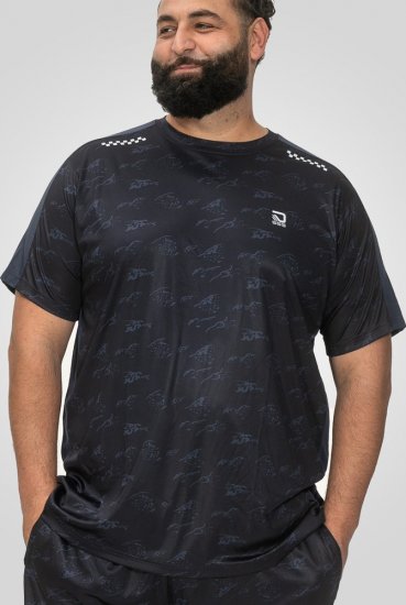 D555 Solihull Dry Wear Light Weight Poly Crew Neck T-Shirt Navy - Ropa deportiva - Ropa Deportiva 2XL-10XL