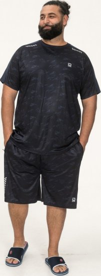 D555 Solihull Dry Wear Light Weight Poly Crew Neck T-Shirt Navy - Ropa deportiva - Ropa Deportiva 2XL-10XL