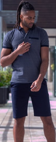 D555 Newcastle Polo Shirt Grey - Polos - Polos 2XL-8XL