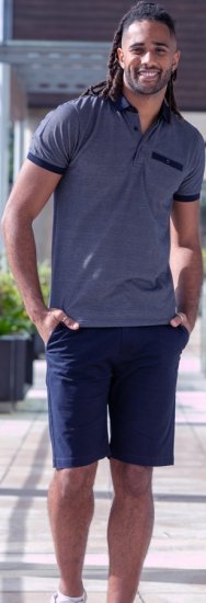 D555 Newcastle Polo Shirt Grey - Polos - Polos 2XL-8XL