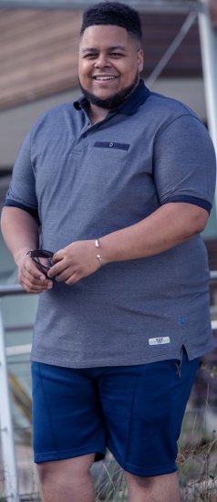 D555 Newcastle Polo Shirt Grey - Polos - Polos 2XL-8XL