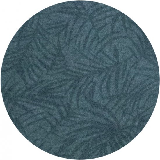 D555 Uttoxeter AOP Leaf Print Short Sleeve Polo Denim - Polos - Polos 2XL-8XL