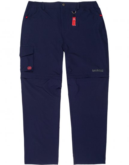 Adamo Tobias Outdoor Zipp-off Pants Navy - Ropa deportiva - Ropa Deportiva 2XL-10XL