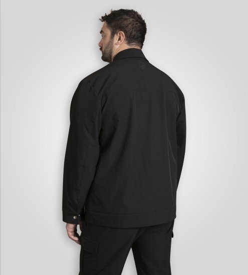 D555 Wimbledon Couture Stretch Jacket with Zipper Black - Chaquetas - Chaquetas Tallas Grandes 2XL-8XL