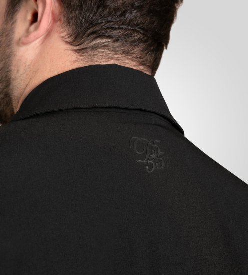 D555 Wimbledon Couture Stretch Jacket with Zipper Black - Chaquetas - Chaquetas Tallas Grandes 2XL-8XL