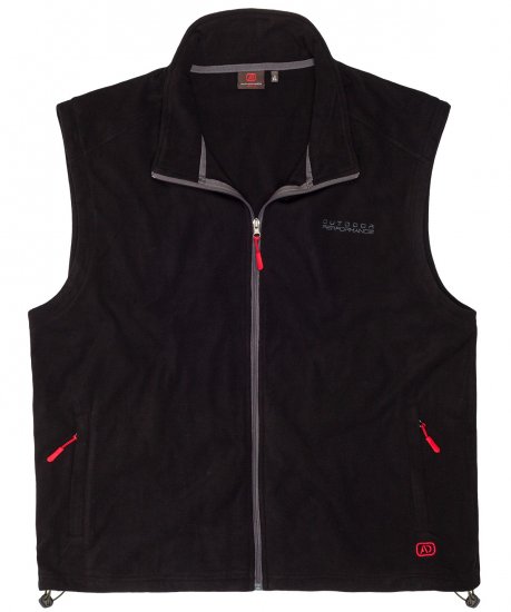 Adamo Montreal Fleece Vest Black - Ropa deportiva - Ropa Deportiva 2XL-10XL