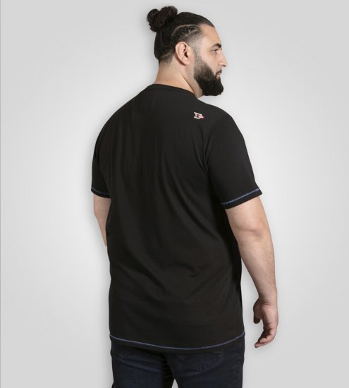 D555 Dewsbury Skeleton On Bike Crew Neck T-Shirt Black TALL SIZE - ROPA DE HOMBRE MT-6XLT - Tamaños de talle alto