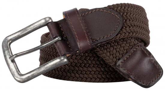 Adamo 180910 Cinturón elástico Marrón - Cinturones - Cinturones W40-W70/2XL-8XL