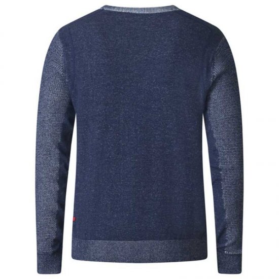 D555 Bryson Crewneck Sweater with Pocket Navy - Sudaderas - Sudaderas 2XL-12XL