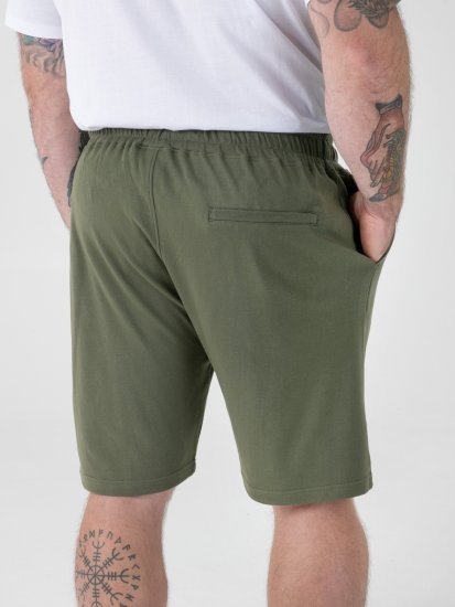 D555 Mitchell 1 Pantalones Cortos Stretch con Cintura Elástica Caqui - Pantalones y cortos de chándal - Pantalones y Pantalones cortos de chándal - 2XL-12XL