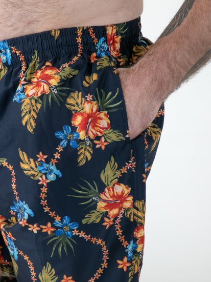 D555 Dawson AO Bañador con Estampado Hawaiano Azul Marino - Ropa interior - Ropa interior 2XL-8XL
