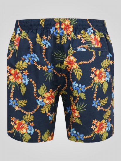 D555 Dawson AO Bañador con Estampado Hawaiano Azul Marino - Ropa interior - Ropa interior 2XL-8XL