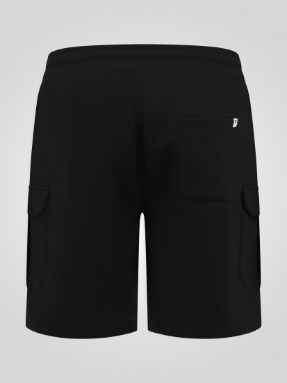 D555 Robinson 1 Pantalones Cortos Cargo de Felpa con Cintura Elástica Negros - Pantalones y cortos de chándal - Pantalones y Pantalones cortos de chándal - 2XL-12XL