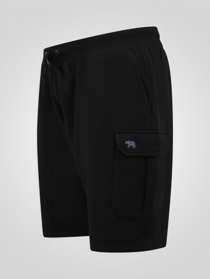 D555 Robinson 1 Pantalones Cortos Cargo de Felpa con Cintura Elástica Negros - Pantalones y cortos de chándal - Pantalones y Pantalones cortos de chándal - 2XL-12XL