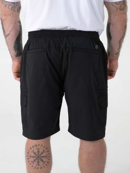 D555 Thomas Pantalones Cortos Stretch con Cintura Elástica Negros - Pantalones cortos - Pantalones cortos W40-W60