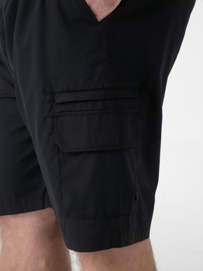 D555 Thomas Pantalones Cortos Stretch con Cintura Elástica Negros - Pantalones cortos - Pantalones cortos W40-W60