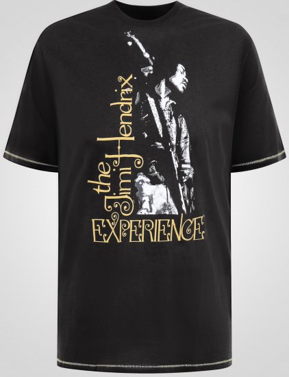 D555 Stokes Official Jimi Hendrix Experience Camiseta con Estampado - Camisetas - Camisetas - 2XL-14XL