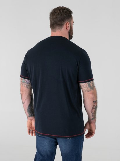 D555 Otto Official Pink Floyd 50th Anniversary Camiseta con Estampado Azul Marino - Camisetas - Camisetas - 2XL-14XL
