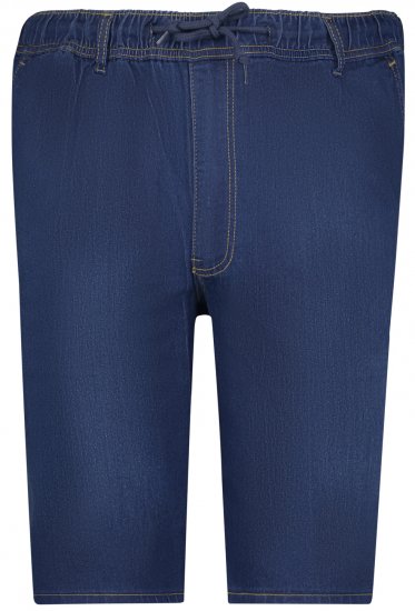 Adamo 199110 Pantalón corto vaquero con cintura elástica Azul marino - Pantalones cortos - Pantalones cortos W40-W60