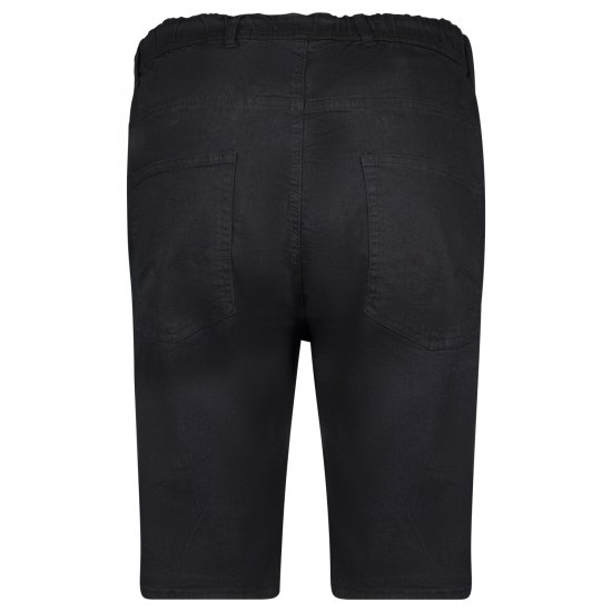 Adamo 199110 Pantalón corto vaquero con cintura elástica Negro - Pantalones cortos - Pantalones cortos W40-W60