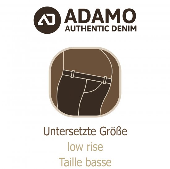 Adamo 5-Pocket Low Rise Jeans Black - Vaqueros & pantalones - Vaqueros y Pantalones - W40-W70