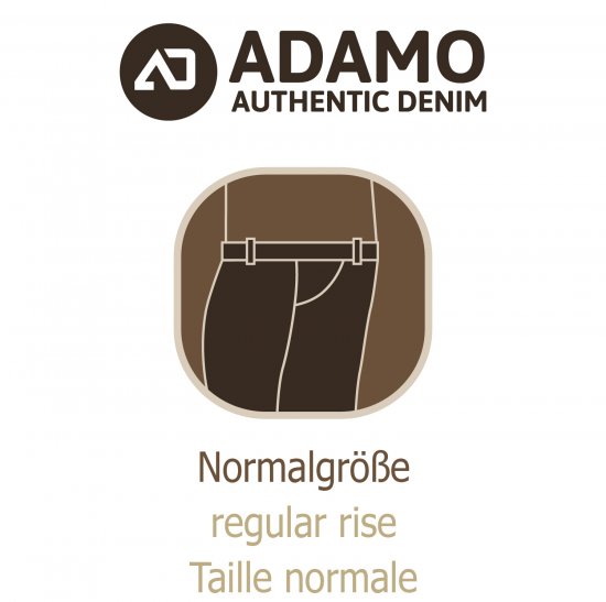 Adamo 5-Pocket Regular Rise Jeans Black - Vaqueros & pantalones - Vaqueros y Pantalones - W40-W70