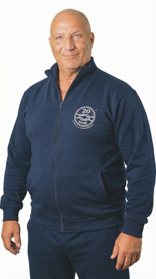 20 Nodi Grecale Gym Jacket Navy - Sudaderas - Sudaderas 2XL-12XL