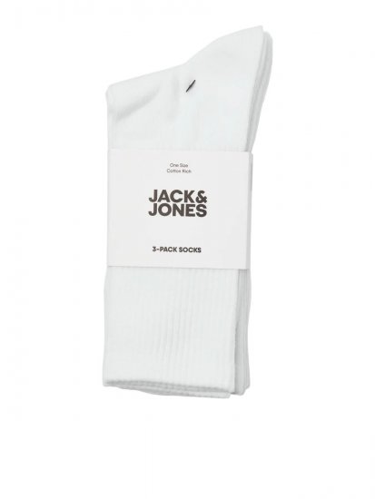 Jack & Jones Charles Calcetines de tenis Blanco pack de 3 - Ropa interior - Ropa interior 2XL-8XL