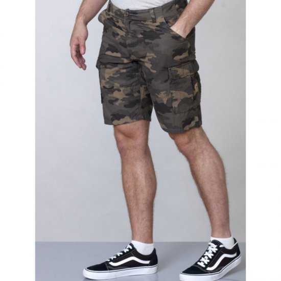 D555 Marty Camo Shorts Green - Pantalones cortos - Pantalones cortos W40-W60