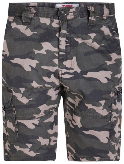 D555 Chadwick Shorts Green Camo - Pantalones cortos - Pantalones cortos W40-W60
