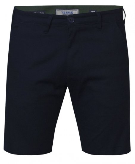 D555 Opala-1 Stretch Chino Shorts Navy - Pantalones cortos - Pantalones cortos W40-W60