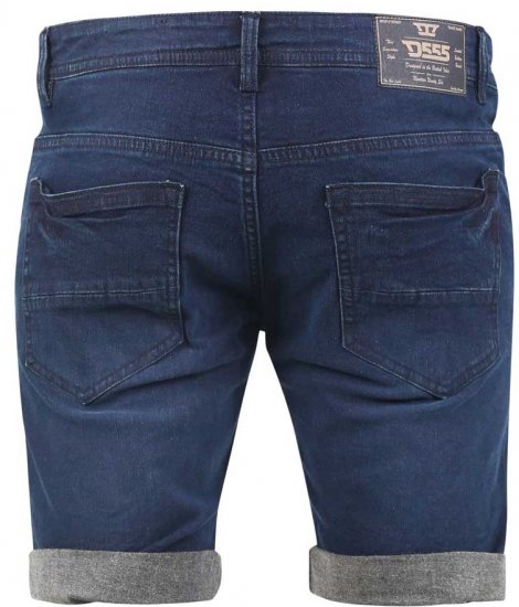 D555 BRENTWOOD Dark Blue Denim Shorts - Pantalones cortos - Pantalones cortos W40-W60