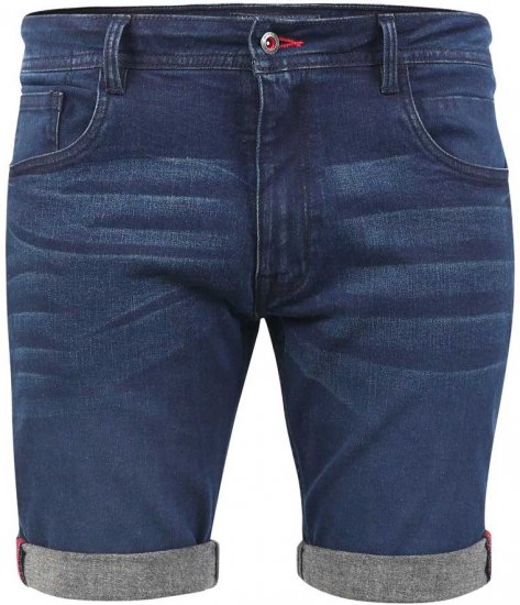 D555 BRENTWOOD Dark Blue Denim Shorts - Pantalones cortos - Pantalones cortos W40-W60