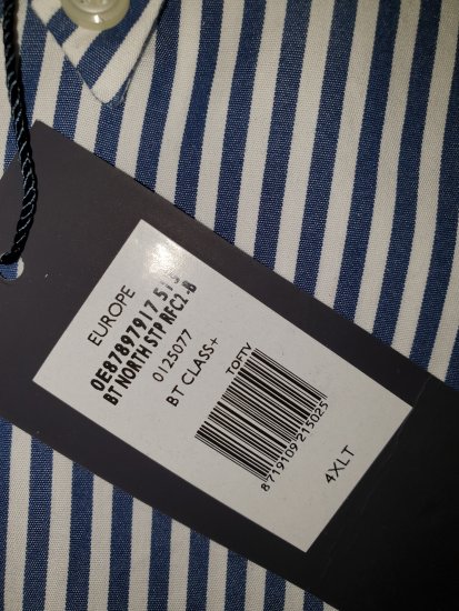 Tommy Hilfiger North Stripe Long Sleeve Shirt Blue/White - La loca oferta de abril de Motley - 