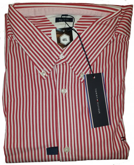 Tommy Hilfiger North Stripe Long Sleeve Shirt Red - La loca oferta de abril de Motley - 