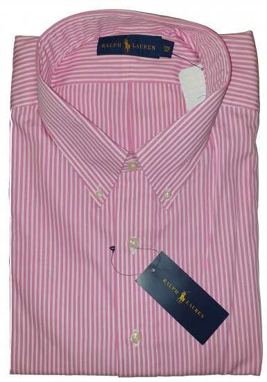 Polo Ralph Lauren 702 Shirt Pink/White - La loca oferta de abril de Motley - 