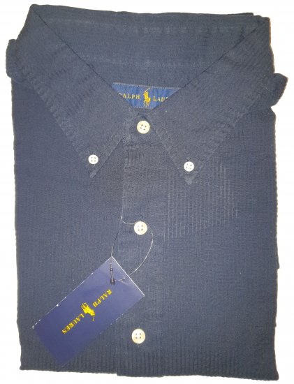 Polo Ralph Lauren TC7I Navy Short Sleeve Shirt - La loca oferta de abril de Motley - 