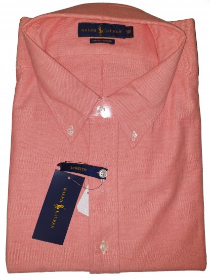 Ralph Lauren TC7E Long Sleeve Shirt Orange/White - La loca oferta de abril de Motley - 