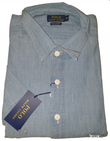 Polo Ralph Lauren TC7E Short Sleeve Shirt Lite Indigo - La loca oferta de abril de Motley - 