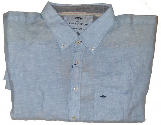 Fynch-Hatton 6152 Shirt Blue - La loca oferta de abril de Motley - 