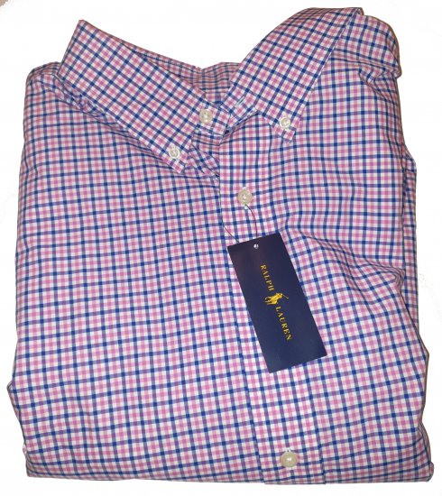 Ralph Lauren TC6D Shirt Pink/Royal - La loca oferta de abril de Motley - 