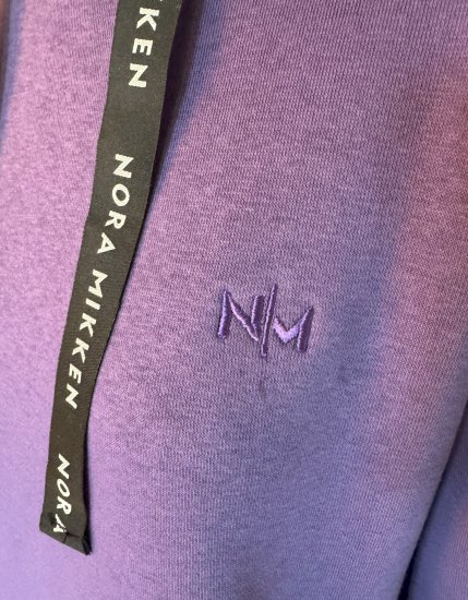 Nora Mikken KRISTINA Long Hoodie Purple - Sudaderas - 