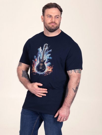 D555 Slater Camiseta estampada Azul marino - Camisetas - Camisetas - 2XL-14XL