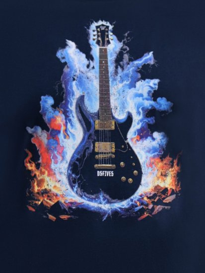 D555 Slater Camiseta estampada Azul marino - Camisetas - Camisetas - 2XL-14XL