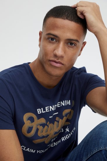 Blend 4568 T-Shirt Dress Blues - Camisetas - Camisetas - 2XL-14XL