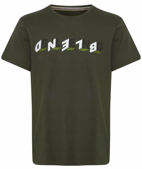 Blend 4795 T-Shirt Forest Night Green - Camisetas - Camisetas - 2XL-14XL