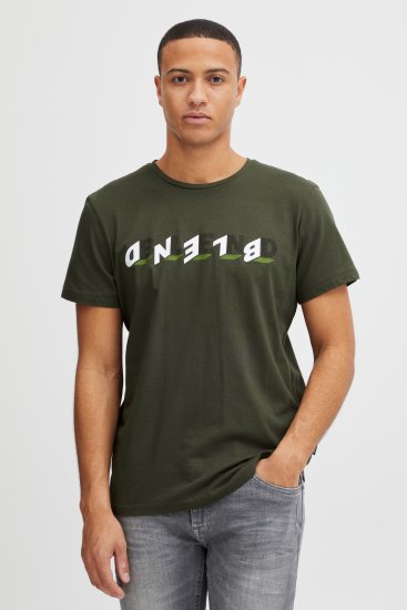 Blend 4795 T-Shirt Forest Night Green - Camisetas - Camisetas - 2XL-14XL