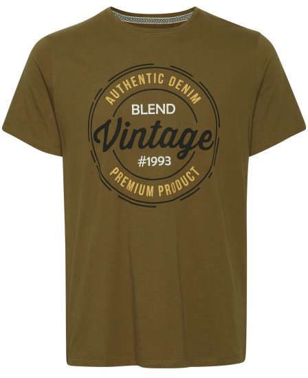 Blend 4811 T-Shirt Military Olive - Camisetas - Camisetas - 2XL-14XL